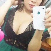 Selfshot pics of asian tgirl Vitress Tamayo and her big boobs